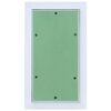 vidaXL Access Panel Vihre&auml; ja hopea 25 x 45 cm Alumiini ja kipsilevy