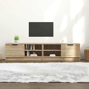 vidaXL TV-tasot 2 kpl Sonoma-tammi 80x35x36,5 cm tekninen puu
