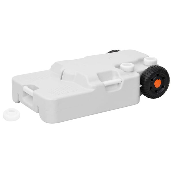 vidaXL Py&ouml;rill&auml; varustettu vesis&auml;ili&ouml; retkeilyyn 30 l harmaa