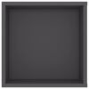 vidaXL Seinäkiinnitettävä TV-taso harmaa 102x35x35 cm tekninen puu