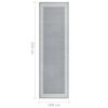vidaXL K&auml;yt&auml;v&auml;matto BCF harmaa kuviolla 100x350 cm