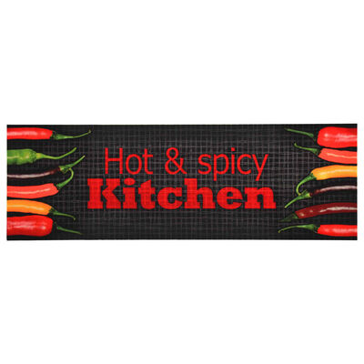 vidaXL keittiön pestävä matto Hot&Spicy 60x180 cm
