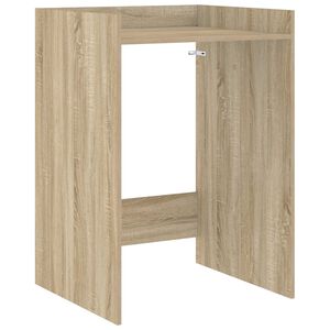 vidaXL Pyykinpesukonekaappi Sonoma 67,5 x 62 x 97 cm Tekninen puu
