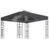 vidaXL Huvimaja LED-valonauhoilla 3x3 m antrasiitti