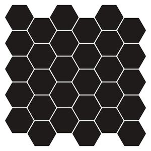 vidaXL Heptagonaalinen laatta 20 kpl Musta 30 x 30 cm