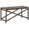 vidaXL Puutarhapenkki 80 cm polyrottinki ruskea