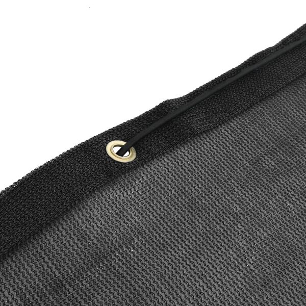 vidaXL Per&auml;k&auml;rryn verkko HDPE 1,5x2,2 m musta