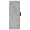 vidaXL Sein&auml;kiinnitett&auml;v&auml; kaappi betoninharmaa 69,5x34x90 cm