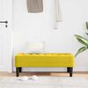 vidaXL Penkki Keltainen 113 x 57 x 39 cm Sametti