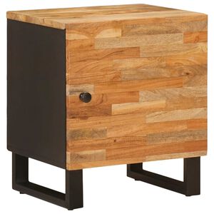 vidaXL Y&ouml;p&ouml;yt&auml;kaappi Ruskea 40 x 33 x 46 cm Kiinte&auml; mango puu