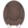 SCHÜTTE WC-istuin Soft-Close DARK WOOD MDF
