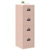 vidaXL Asiakirjakaappi laatikon kanssa 2 pcs Pinkki 44 x 50 x 106.5 cm