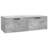 vidaXL Sein&auml;lle asennettava TV-kaappi Betoninharmaa 98 x 41 x 30 cm