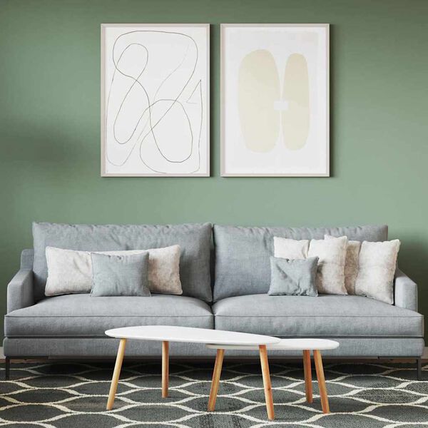 vidaXL Seinämaali Vihreä 16,5 x 16,5 x 15,9 cm Seinätaideteos