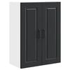 vidaXL Sein&auml;kaappi PORTO Musta 60 x 31 x 80 cm Tekninen puu