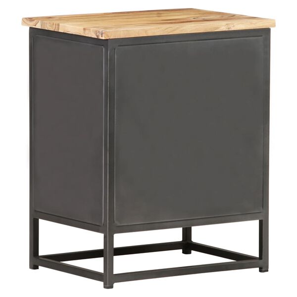 vidaXL Yöpöytä 40x30x50 cm täysi akaasiapuu