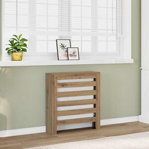 vidaXL L&auml;mp&ouml;patterin suoja artesaanitammi 78x20x82 cm tekninen puu