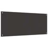 vidaXL Keittiön suojapaneeli 2 pcs Tumma harmaa 120 x 50 cm