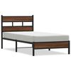 vidaXL S&auml;ngynrunko ilman patjaa ruskea tammi 107x200 cm tekninen puu