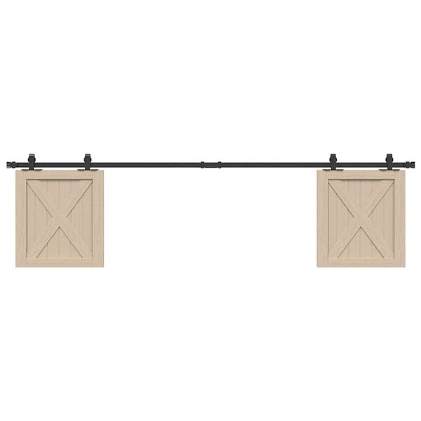 vidaXL Liukukaapin ovisarja 200 cm hiiliter&auml;s