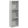 vidaXL Kylpyhuoneen sein&auml;kaappi Betoni Harmaa 20 x 10 x 60,5 cm
