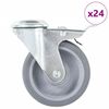 vidaXL Rullapy&ouml;r&auml;t pultinrei&acute;ill&auml; 24 kpl 100 mm