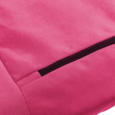 vidaXL Kokoontaittuva aurinkotuoli Oxford kangas pinkki