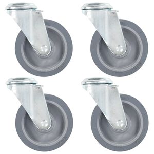 vidaXL Rullapy&ouml;r&auml;t pultinrei&acute;ill&auml; 4 kpl 100 mm