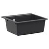 vidaXL Yksialtainen tiskiallas Graniitti 47 x 44 x 19 cm Grafiitti