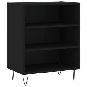 vidaXL Senkki musta 57x35x70 cm tekninen puu
