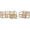 vidaXL Ulkosohvakokoelma 6 pcs valkoinen 59 x 59 x 37 cm