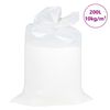 vidaXL Beanbag T&auml;yte EPS 200 L Valkoinen 10 kg/m&sup3;