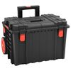 vidaXL Kannettava Flight Case Musta 56,5x45,5x48 cm PP
