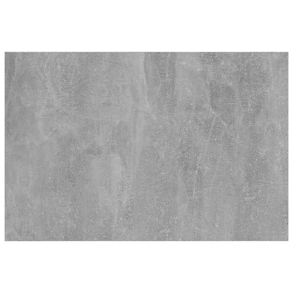 vidaXL Kirjahyllytasot 8 kpl betoninharmaa 60x40x1,5 cm lastulevy