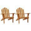 vidaXL Adirondack puutarhatuolit 2 kpl 79x95x92 cm t&auml;ysi tiikki