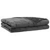 vidaXL Painopeitto Antrasiitti 200 x 220 cm 9 kg 100% Puuvilla 205T