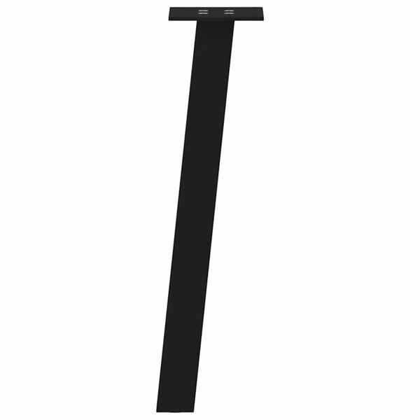 vidaXL Sohvapöydän jalat 4 kpl musta 30 cm teräs