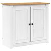 vidaXL Akvaarioteline PANAMA Valkoinen ja ruskea 81 x 36 x 73 cm