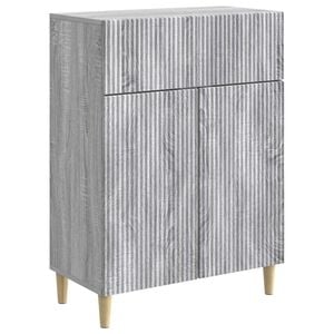 vidaXL Sivup&ouml;yt&auml; Harmaa sonoma 66 x 34,5 x 90 cm Tekninen puu