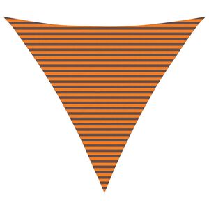 vidaXL Aurinkosuojapurje Oranssi ja ruskea 6 x 6 x 6 m