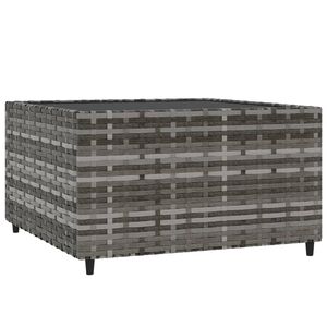 vidaXL Puutarhap&ouml;yt&auml; harmaa 50x50x30 cm polyrottinki