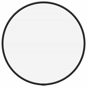 vidaXL Sein&auml;peili musta &Oslash; 30 cm py&ouml;re&auml;