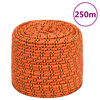 vidaXL Venek&ouml;ysi oranssi 10 mm 250 m polypropeeni