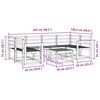 vidaXL Ulkosohvakokoelma 7 pcs Luonnollinen Tihe&auml; akasiapuu