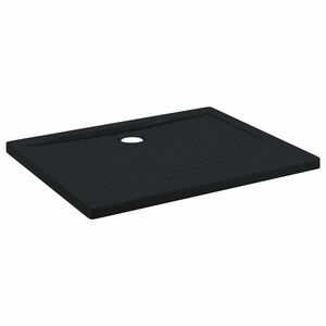 vidaXL Suihkupohja laatta, jossa on pisteit&auml; 100 x 80 x 4 cm ABS Musta