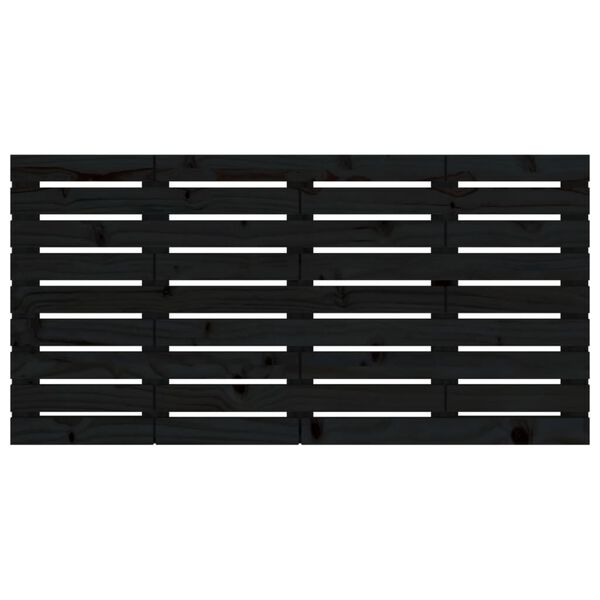 vidaXL S&auml;ngynp&auml;&auml;ty sein&auml;lle musta 126x3x63 cm t&auml;ysi m&auml;nty