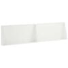 vidaXL Pato 2 kpl 80 x 12 x 30 cm Ter&auml;s valkoinen