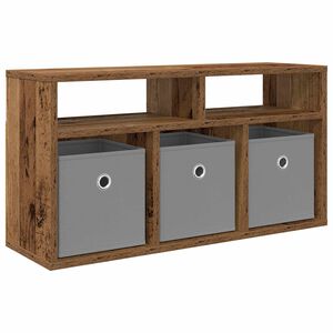 vidaXL Matala p&ouml;yt&auml; laatikon kanssa Vanha puu 72 x 22,5 x 38 cm