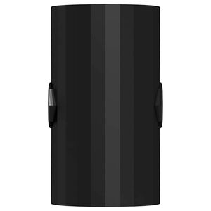 vidaXL Jalkapallop&ouml;yd&auml;n Stopparit 10 pcs Musta 1,7 x 1,7 x 3,2 cm PP