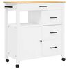 vidaXL Keitti&ouml;vaunu MONZA 84x40x88,5 cm t&auml;ysi m&auml;nty